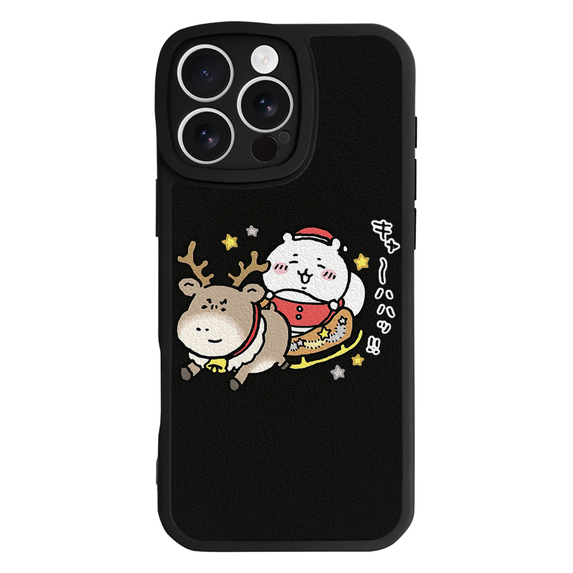 （画像用） ちいかわ ちいかわ Chii-kawa chiikawa 【iPhone 16シリーズ対応】シリコンスマホケース（レザー調） 材質：シリコン